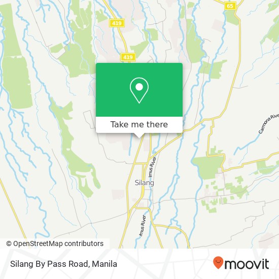 Silang By Pass Road map