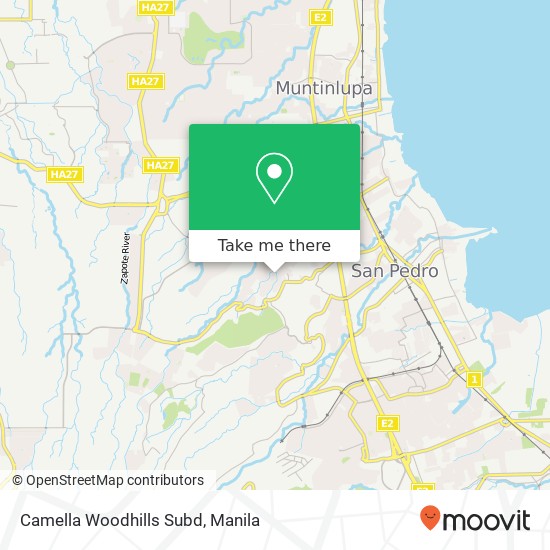 Camella Woodhills Subd map