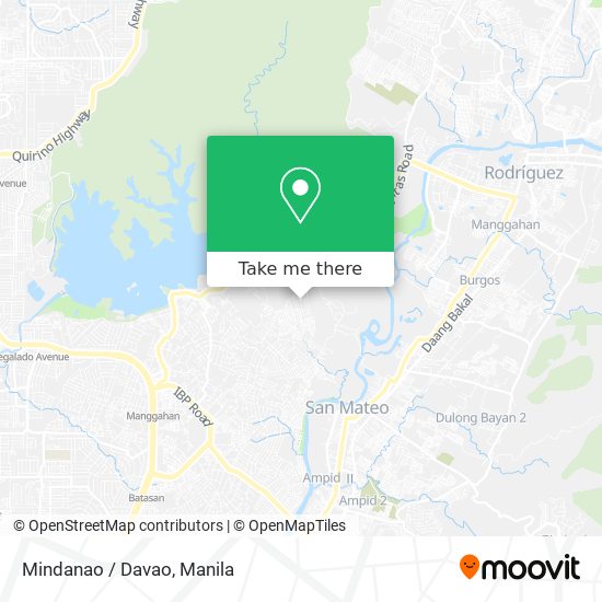 Mindanao / Davao map