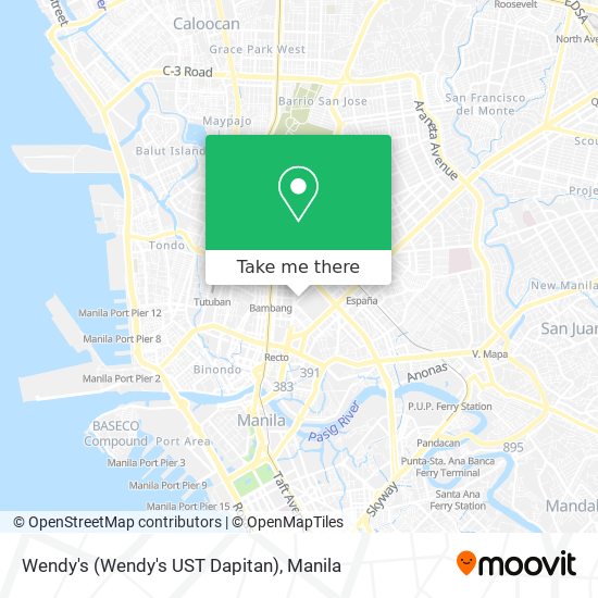 Wendy's (Wendy's UST Dapitan) map