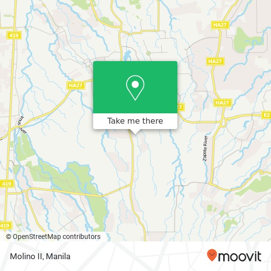 Molino II map