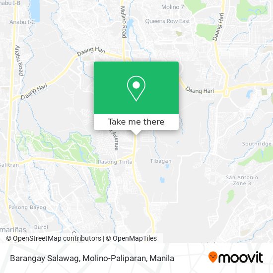 Barangay Salawag, Molino-Paliparan map