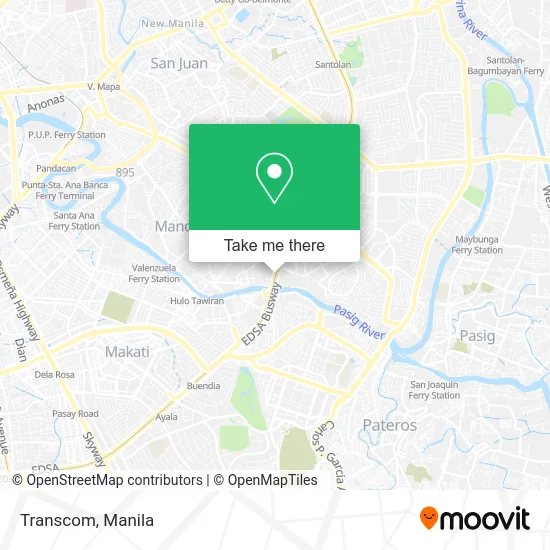 Transcom map