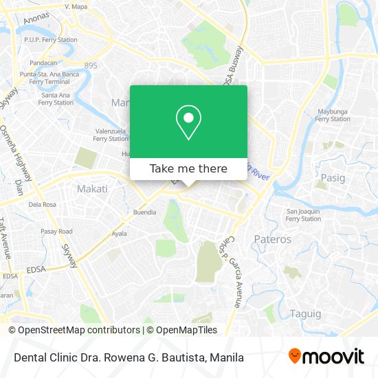 Dental Clinic Dra. Rowena G. Bautista map