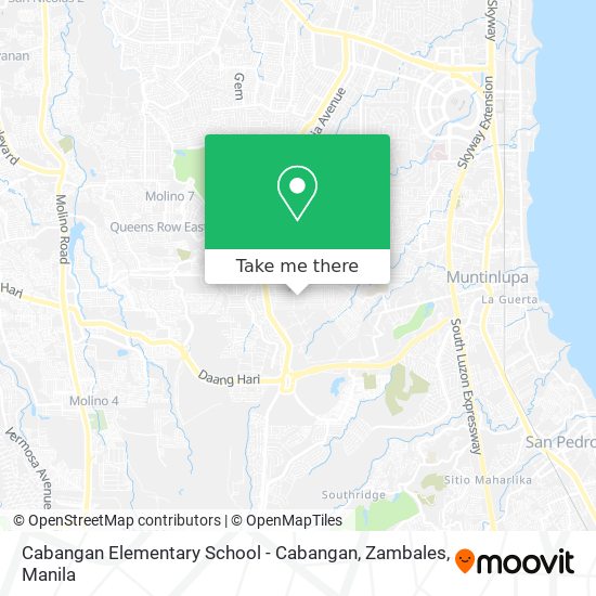 Cabangan Elementary School - Cabangan, Zambales map