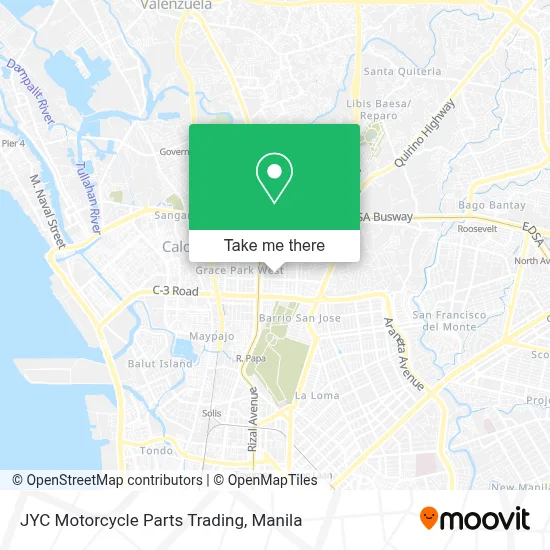 JYC Motorcycle Parts Trading map