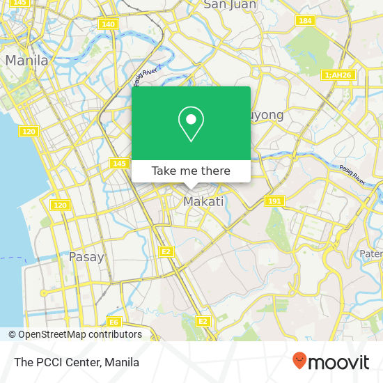 The PCCI Center map