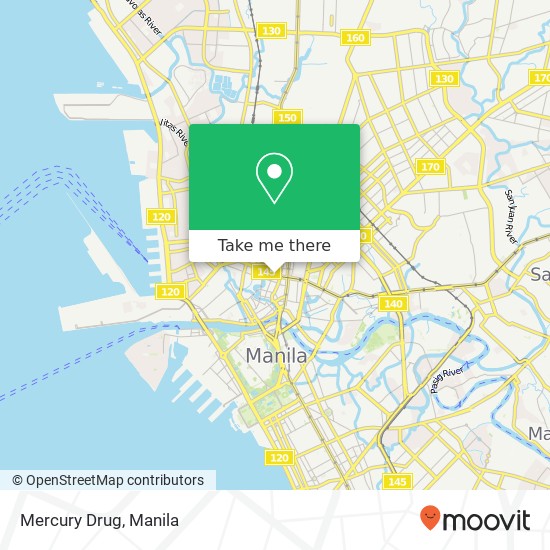 Mercury Drug map