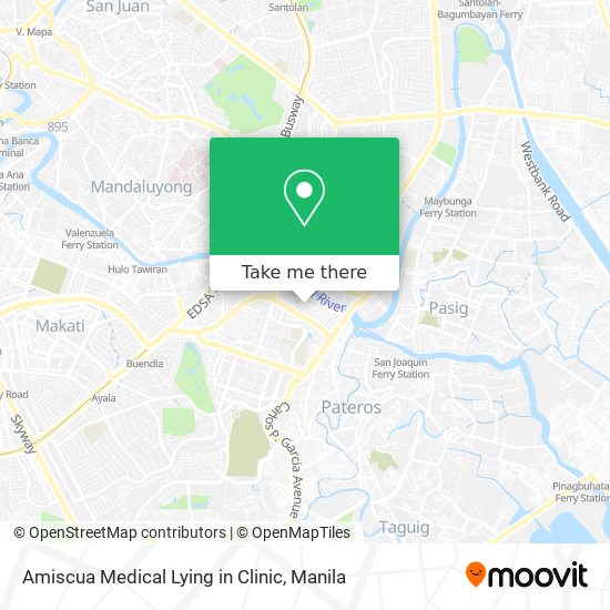 Amiscua Medical Lying in Clinic map