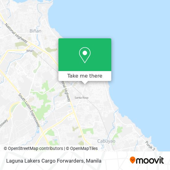 Laguna Lakers Cargo Forwarders map