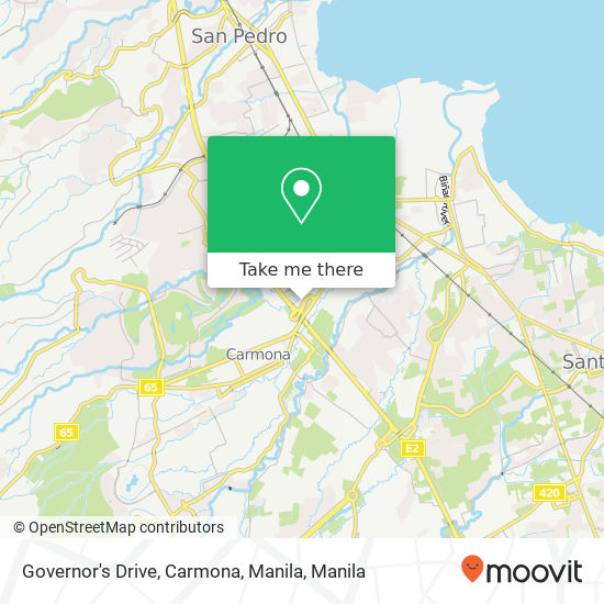 Governor's Drive, Carmona, Manila map