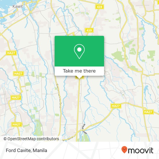 Ford Cavite map