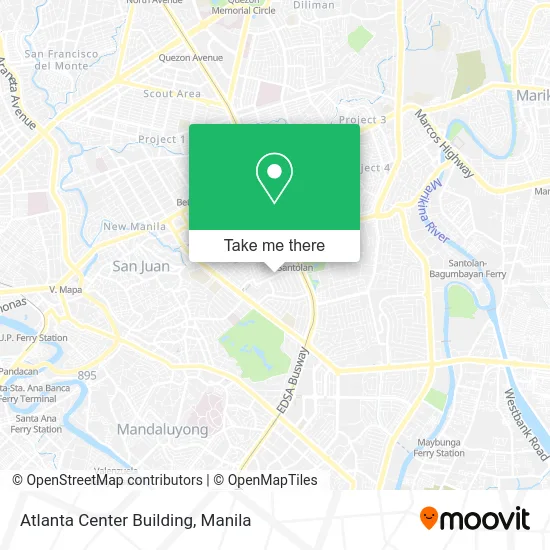 Atlanta Center Building map