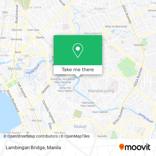 Lambingan Bridge map