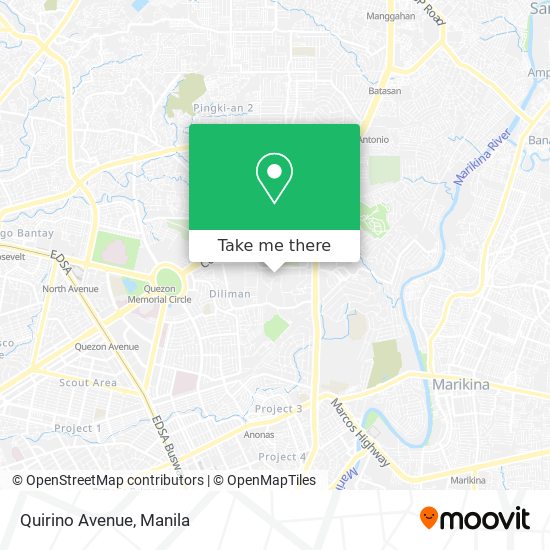 Quirino Avenue map