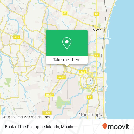 Bank of the Philippine Islands map