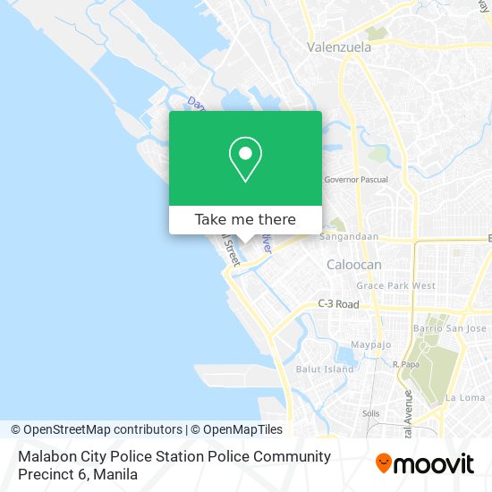 Malabon City Police Station Police Community Precinct 6 map