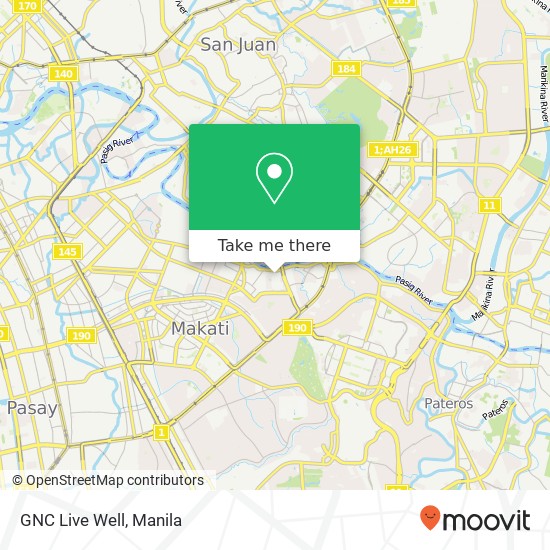 GNC Live Well map