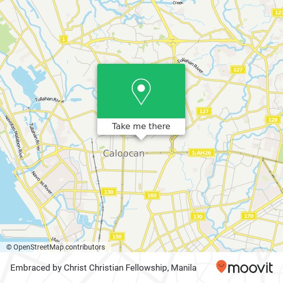 Embraced by Christ Christian Fellowship map