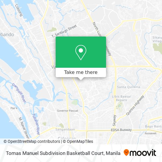 Tomas Manuel Subdivision Basketball Court map