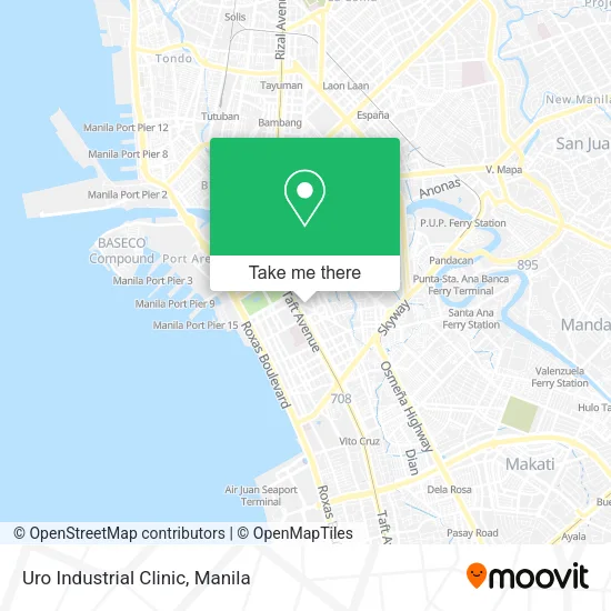 Uro Industrial Clinic map