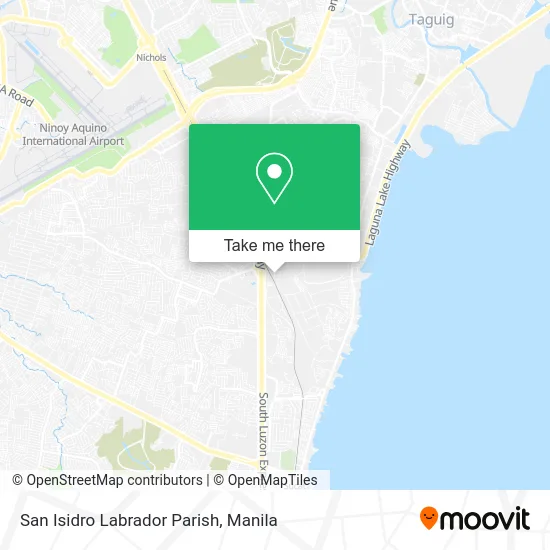 San Isidro Labrador Parish map