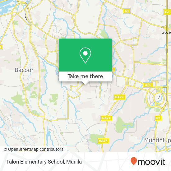 Talon Elementary School map