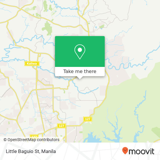 Little Baguio St map
