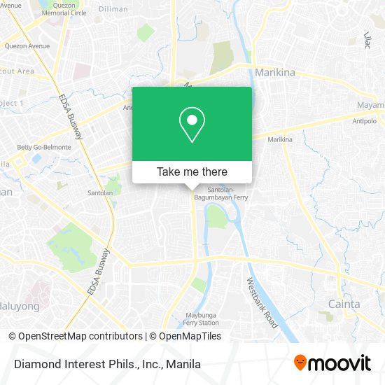 Diamond Interest Phils., Inc. map