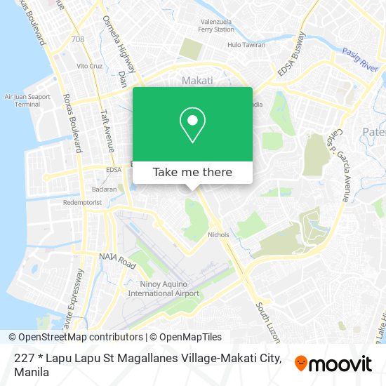 227 * Lapu Lapu St Magallanes Village-Makati City map