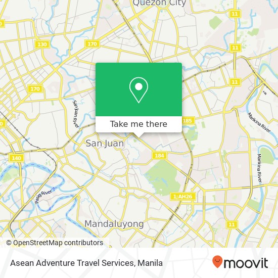 Asean Adventure Travel Services map