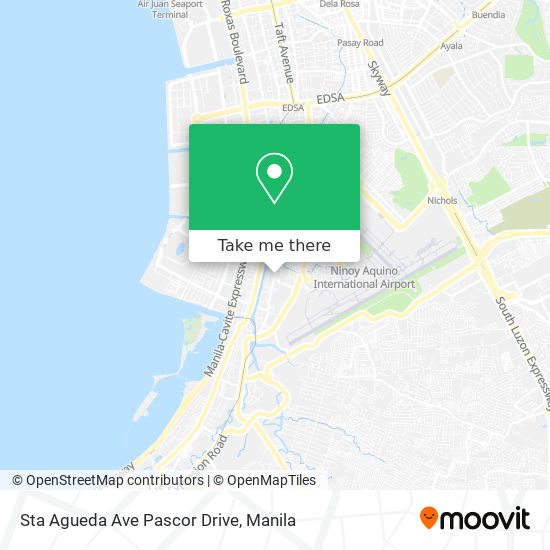 Sta Agueda Ave Pascor Drive map