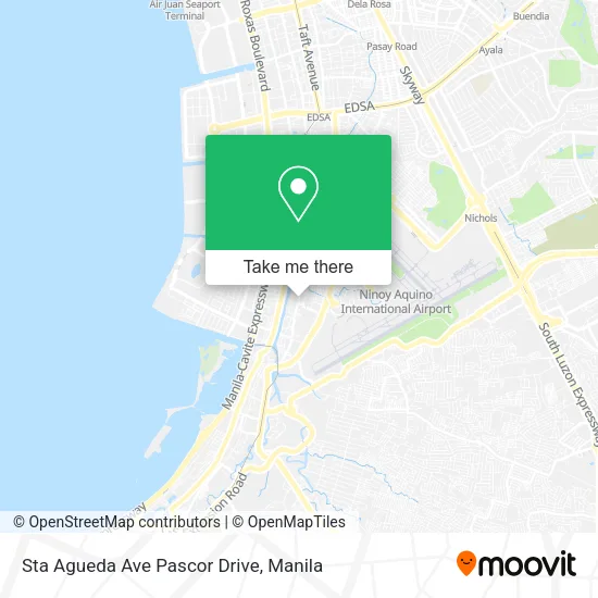 Sta Agueda Ave Pascor Drive map