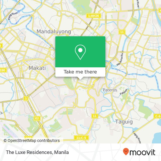 The Luxe Residences map