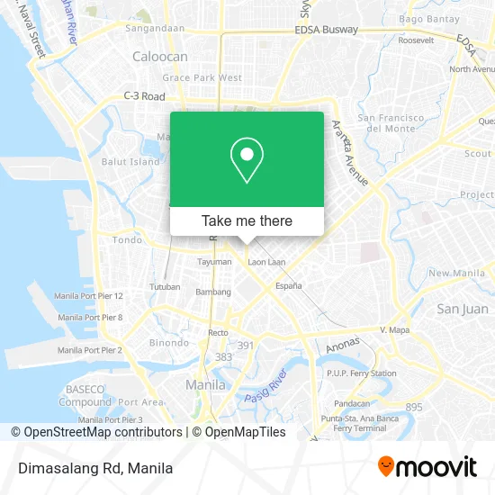Dimasalang Rd map
