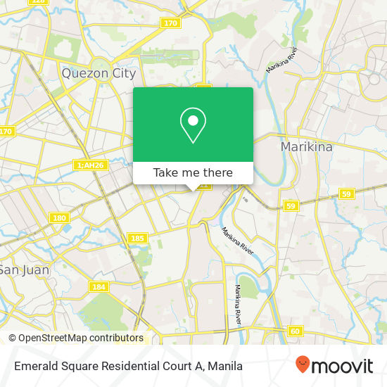 Emerald Square Residential Court A map