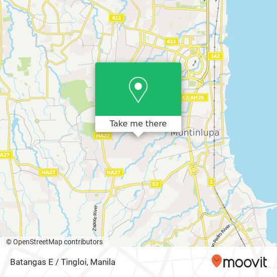 Batangas E / Tingloi map