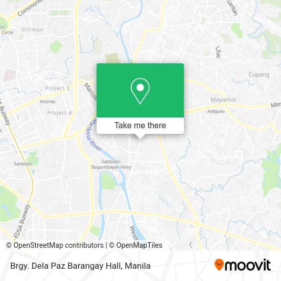 Brgy. Dela Paz Barangay Hall map