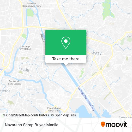 Nazareno Scrap Buyer map