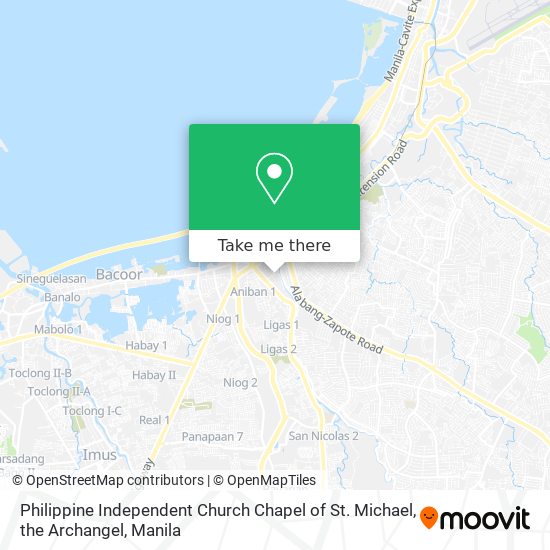 Philippine Independent Church Chapel of St. Michael, the Archangel map