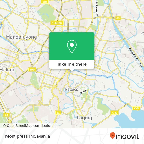 Montipress Inc map