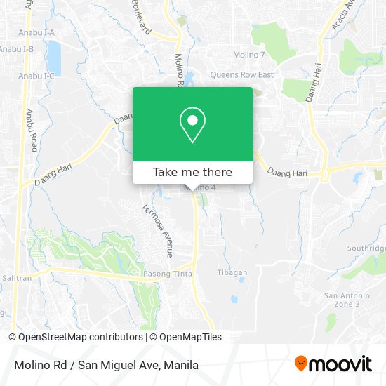Molino Rd / San Miguel Ave map