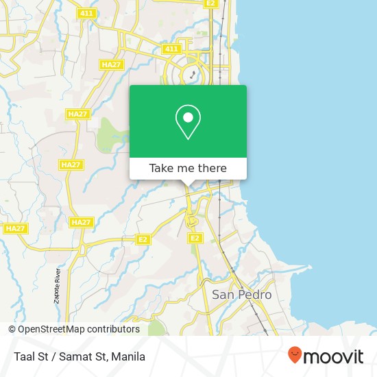 Taal St / Samat St map