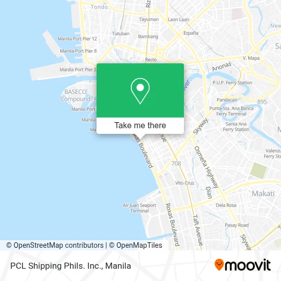 PCL Shipping Phils. Inc. map