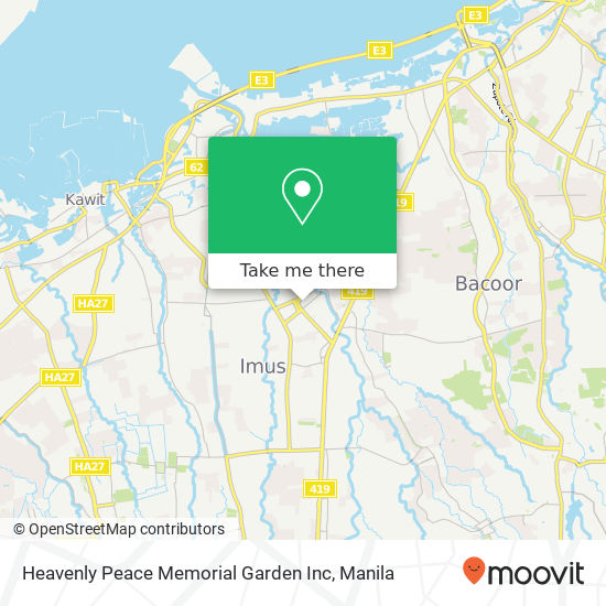 Heavenly Peace Memorial Garden Inc map
