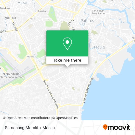 Samahang Maralita map