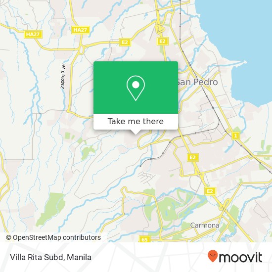 Villa Rita Subd map