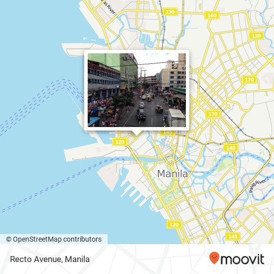 Recto Avenue map