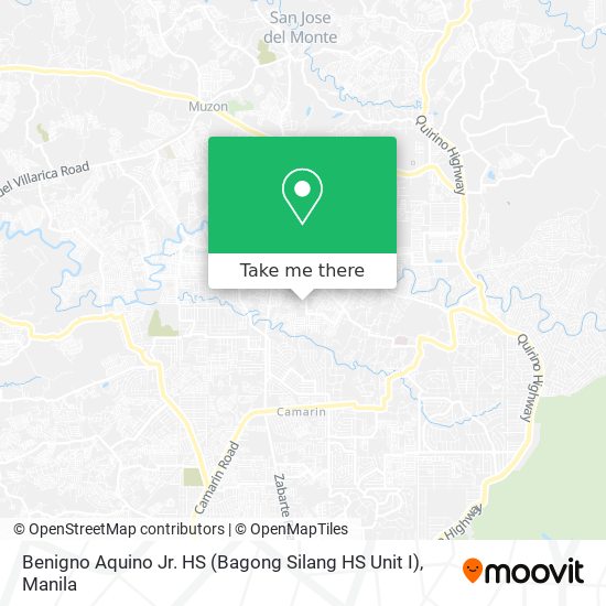 Benigno Aquino Jr. HS (Bagong Silang HS Unit I) map