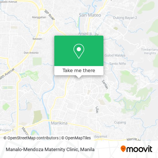 Manalo-Mendoza Maternity Clinic map